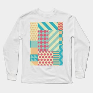 Vintage Patchwork Long Sleeve T-Shirt